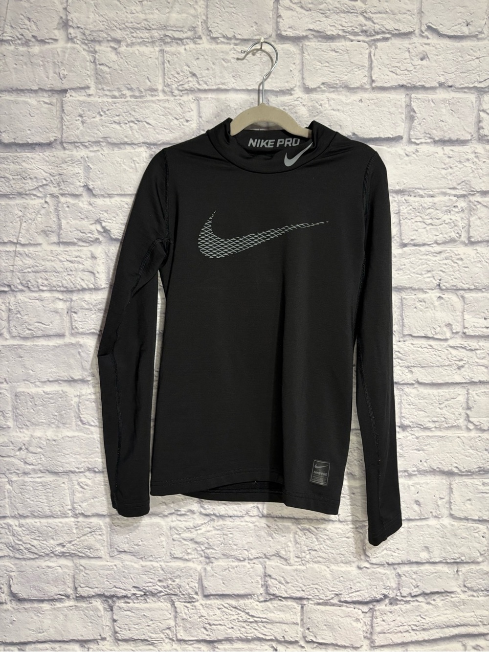 Nike Pro Black Long Sleeve Dri-FIT Top Large
